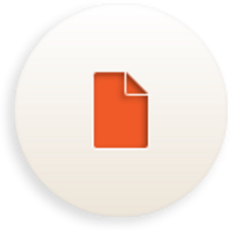Orange Button - 1814 - Dryicons