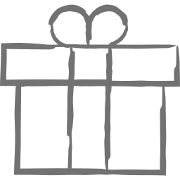 Outline Gift Icon - 9104 - Dryicons