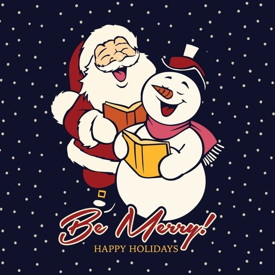 Be Merry Background - 10095 - Dryicons