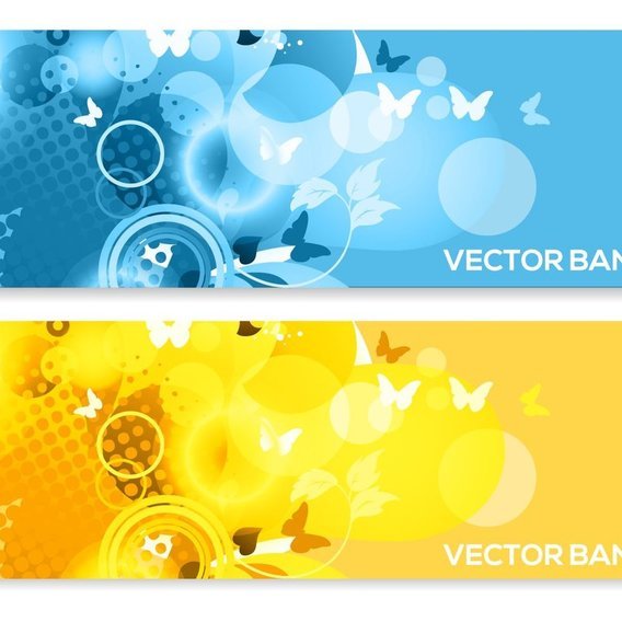 Colorful Abstract Vector Banners - 10332 - Dryicons
