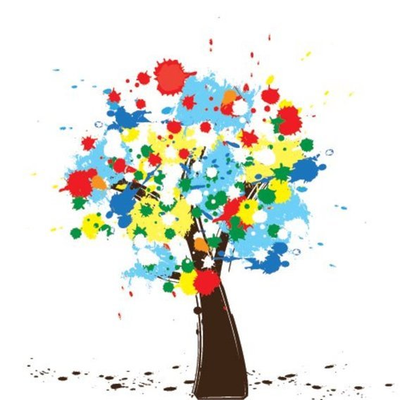 Colorful Tree - 8903 - Dryicons