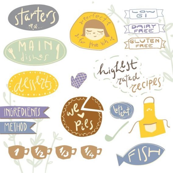 Recipe Stickers 2 - 9760 - Dryicons